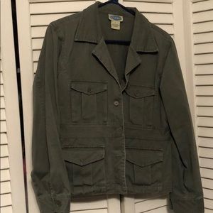 Army green jacket